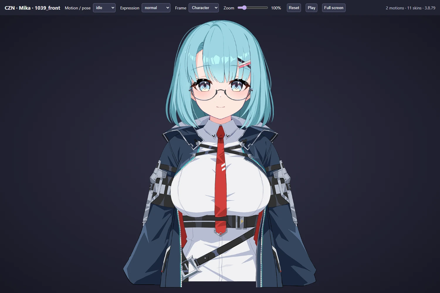 1039_front · Mika from Chaos Zero Nightmare