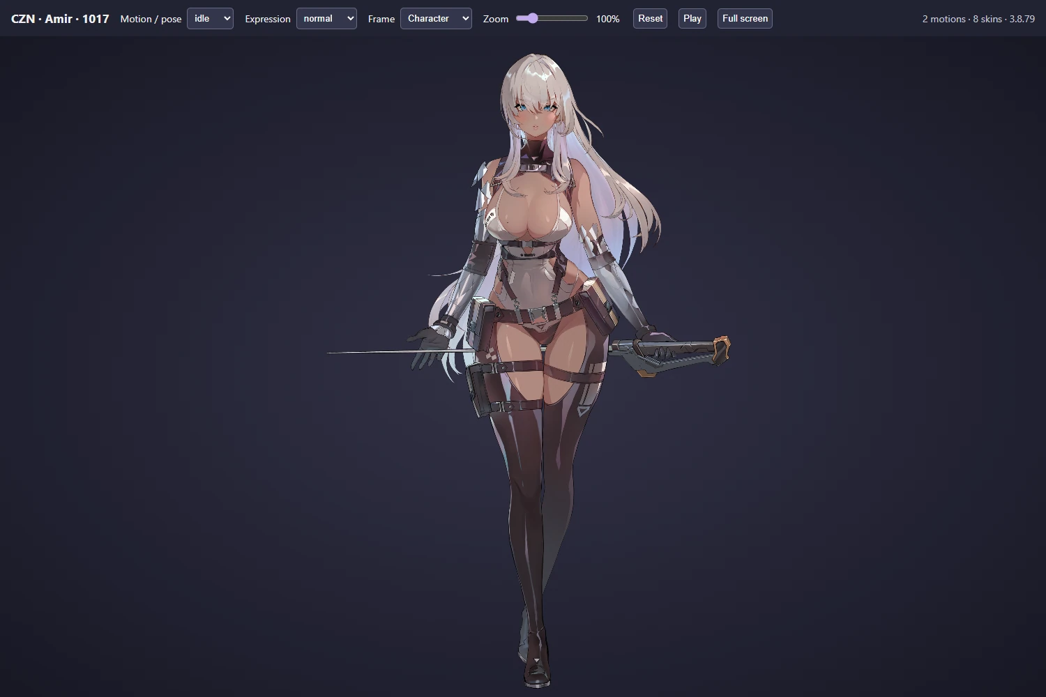 1017 · Amir from Chaos Zero Nightmare