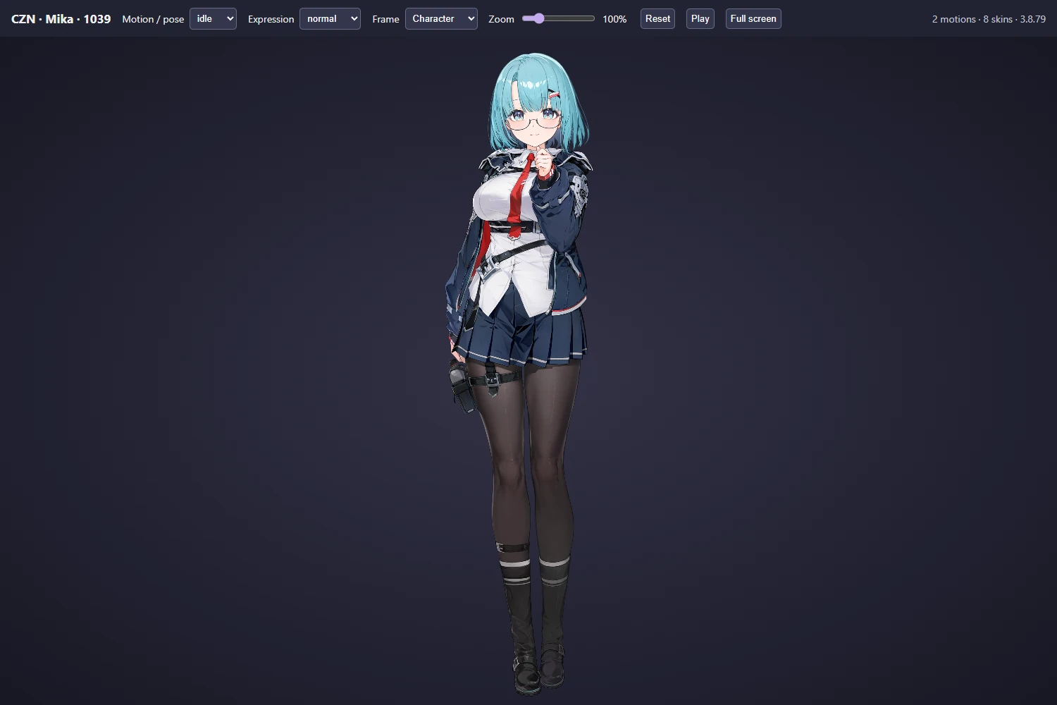 1039 · Mika from Chaos Zero Nightmare