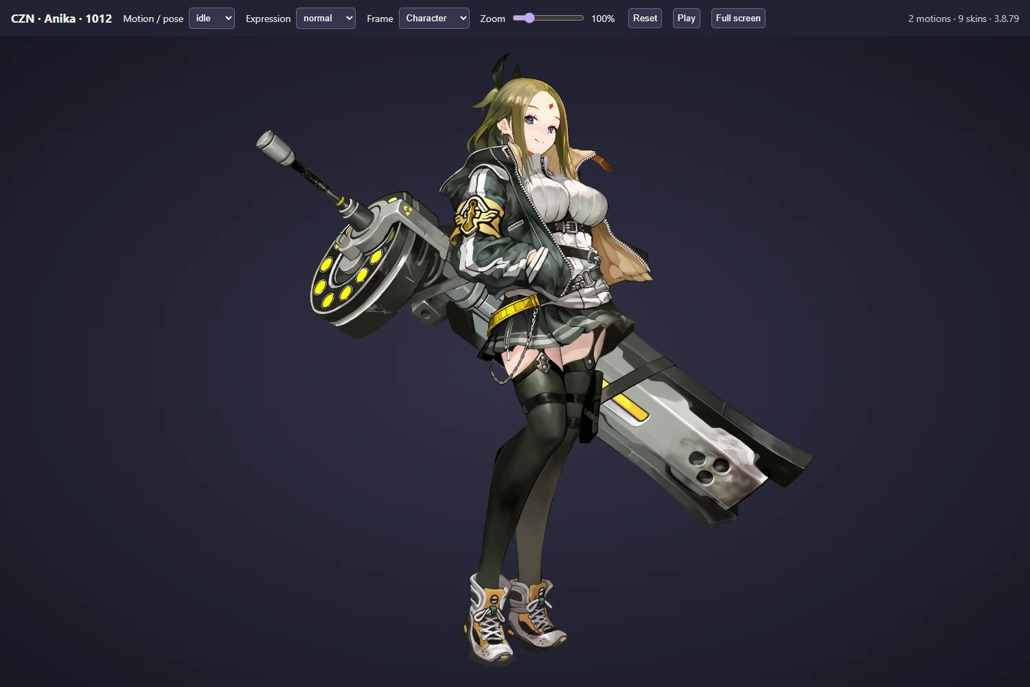1012 · Anika from Chaos Zero Nightmare