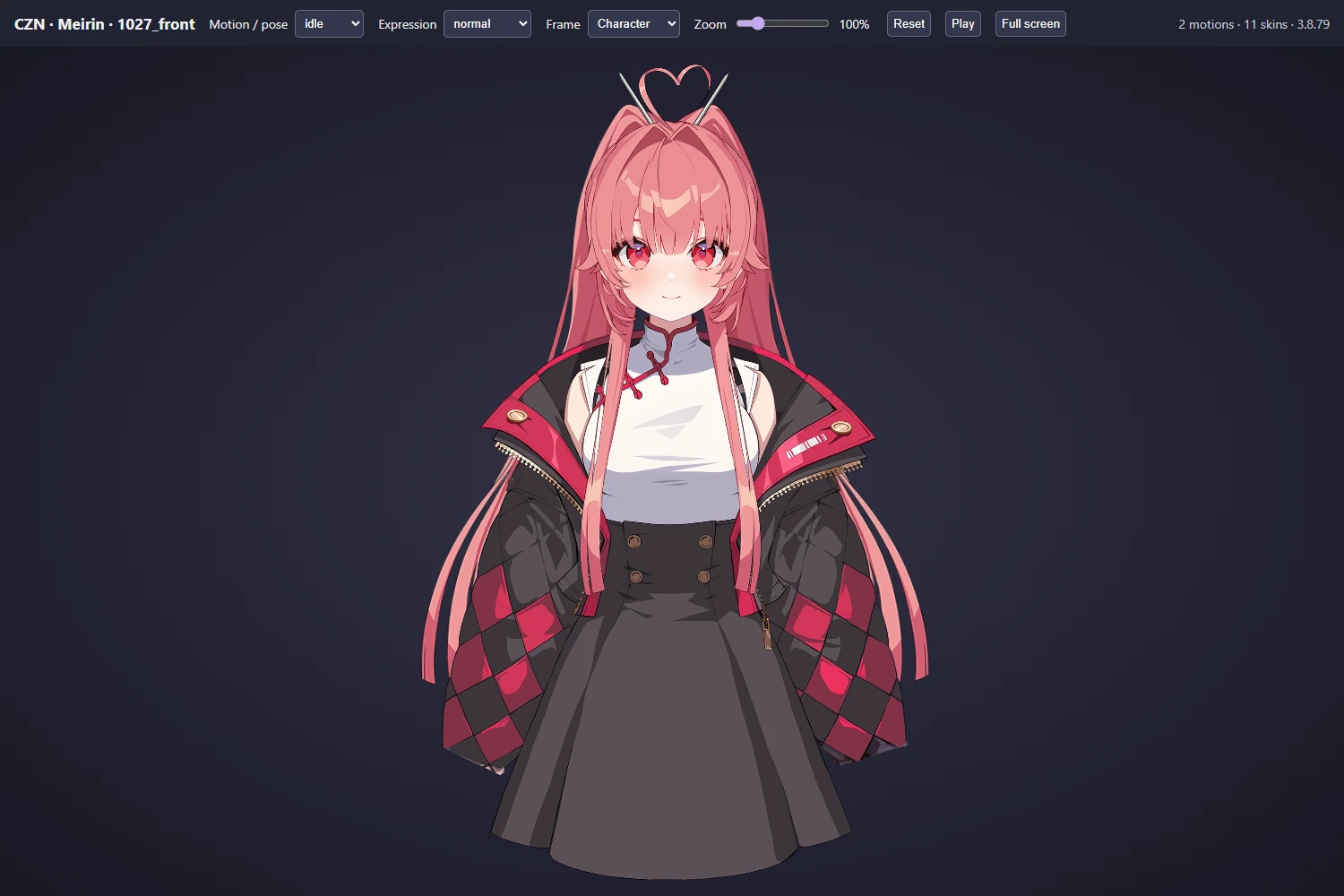 1027_front · Meirin from Chaos Zero Nightmare