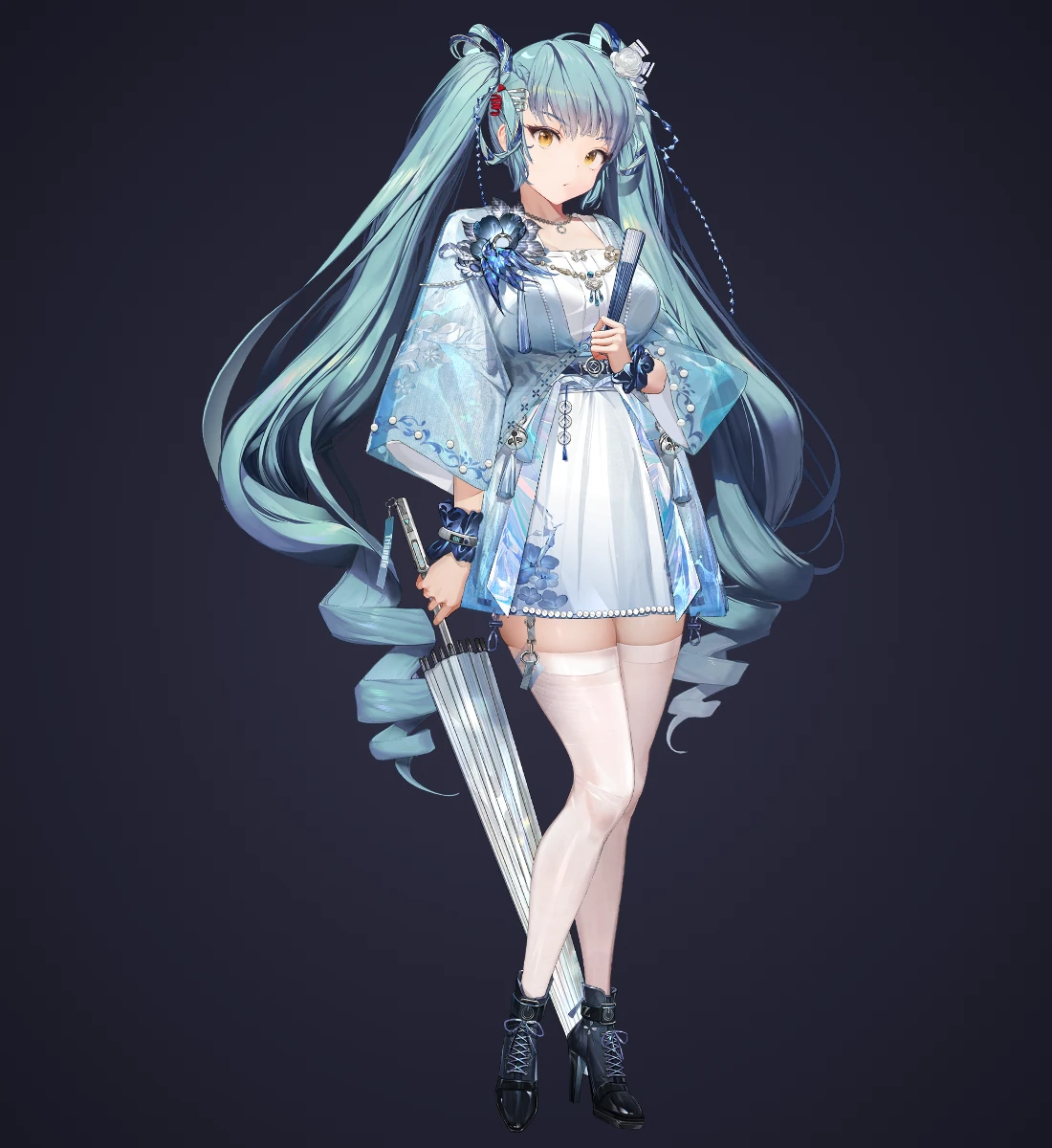 Destined in Blue · Standing · Privaty from NIKKE