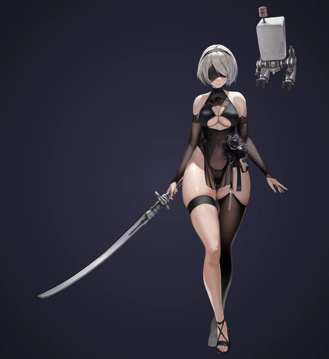 YoRHa Unofficial Waterfront Gear I · Standing · 2B from NIKKE