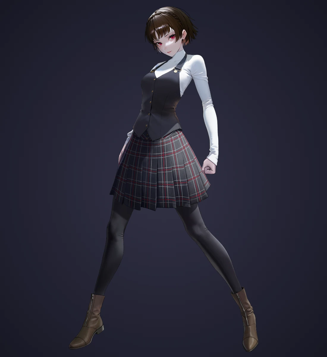 Shujin Academy Student Council President · Standing