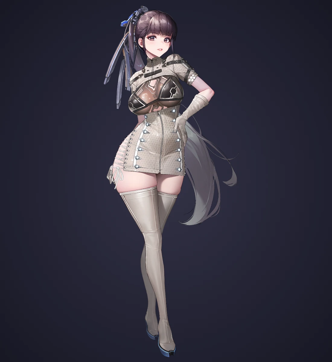 Keyhole Dress · Standing · EVE from NIKKE