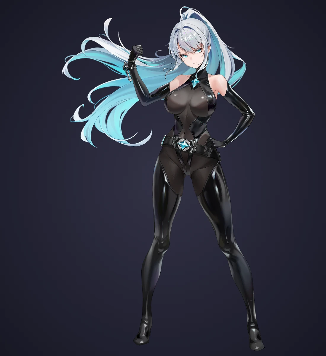 Default · Standing · Ark Ranger Black from NIKKE