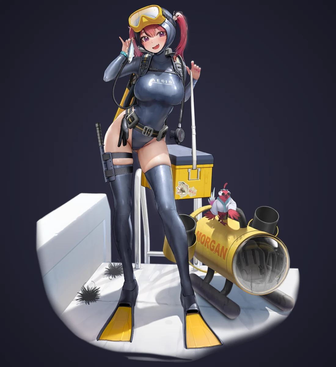 Mast the Diver · Standing
