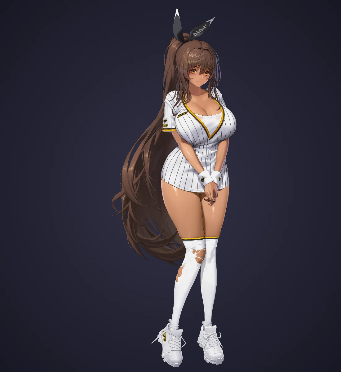 Baseball Cheerleader · Standing