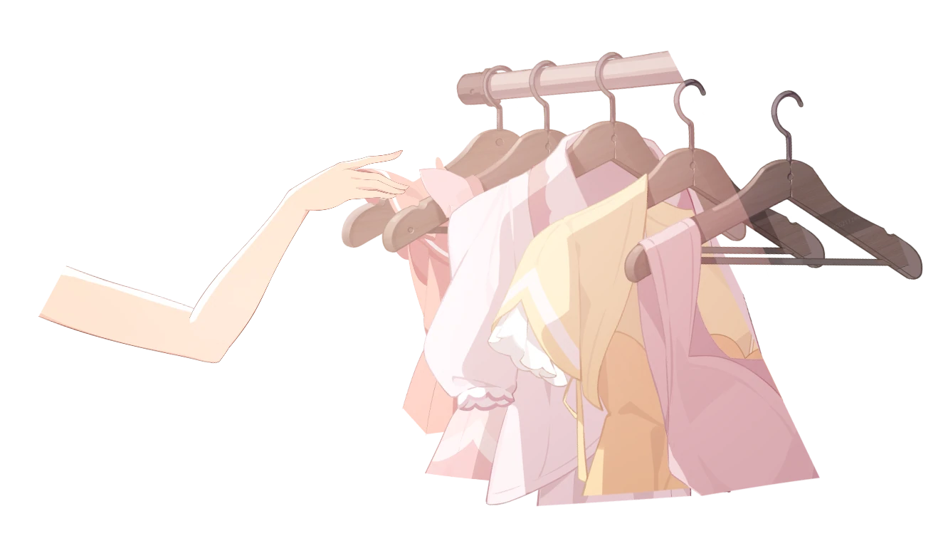 Live2D · Full artwork · Layer B · 13001_F_b · Resource 130 from Stella Sora