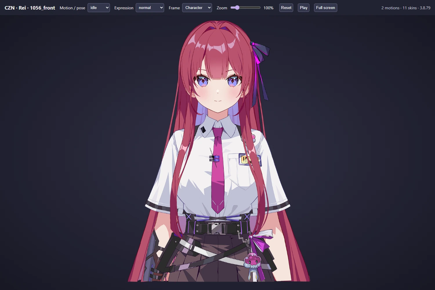 1056_front · Rei from Chaos Zero Nightmare