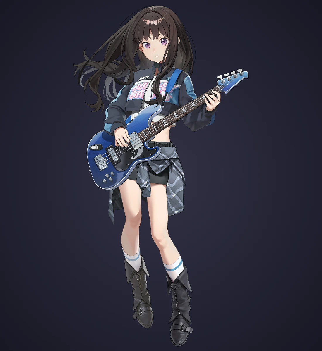 Blue Pulse Bass · Standing · Takina from NIKKE
