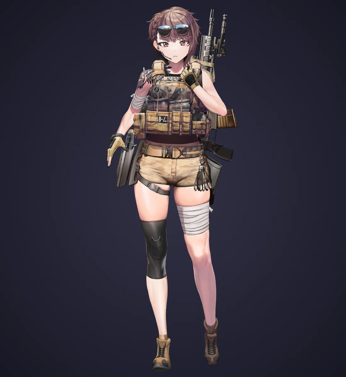 Default · Standing · Delta from NIKKE