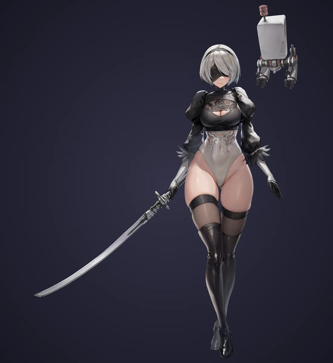 Metamorphic Damage · Standing · 2B from NIKKE