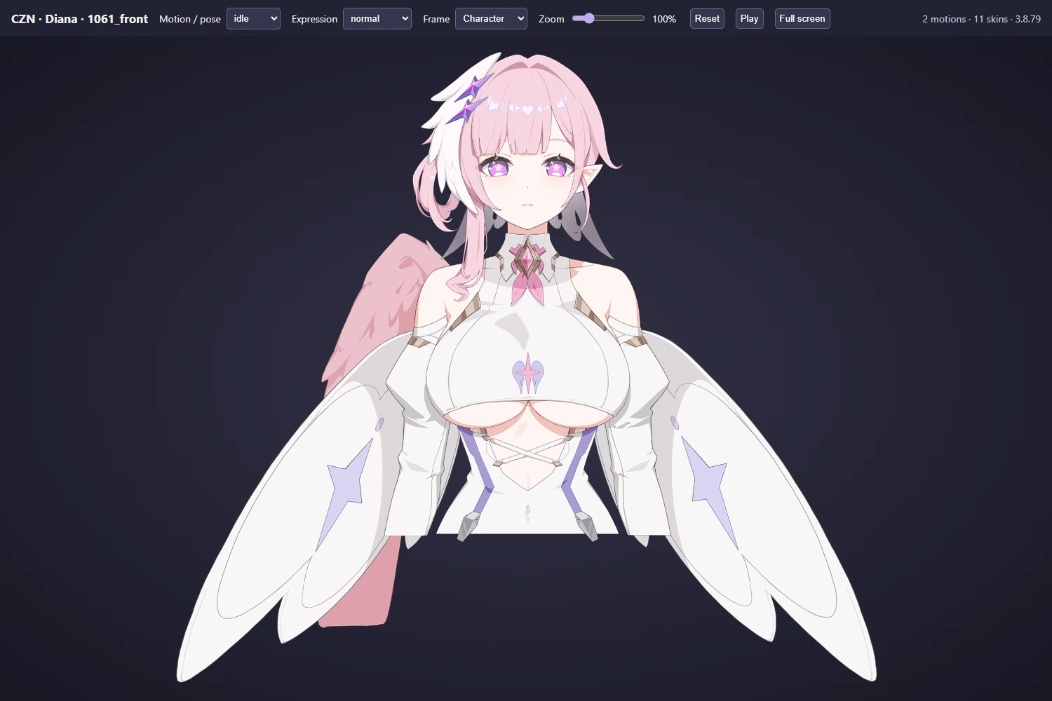 1061_front · Diana from Chaos Zero Nightmare
