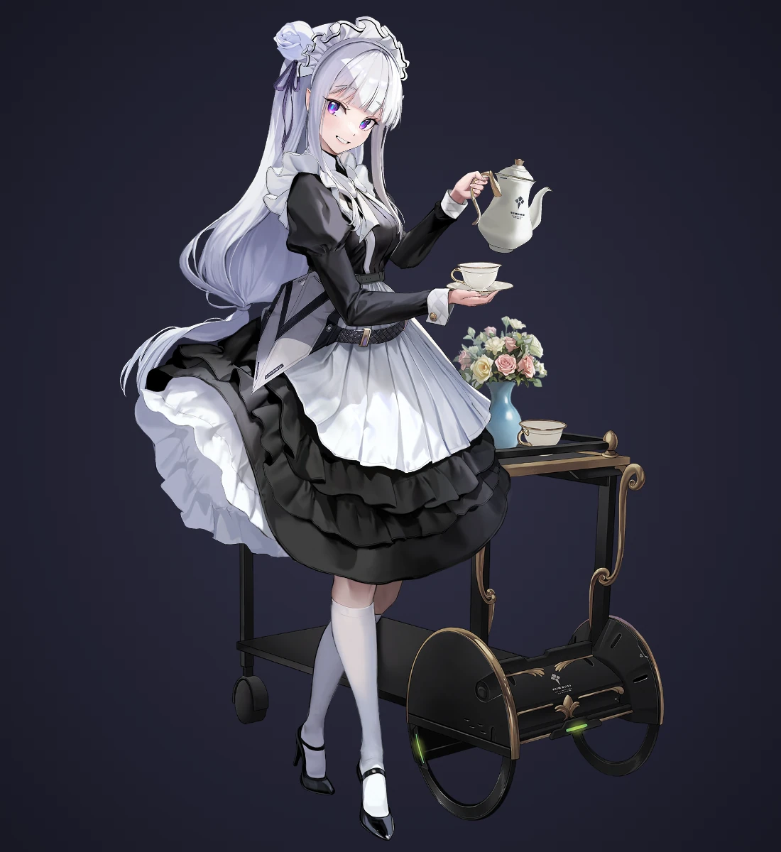 Clumsy Maid · Standing · Emilia from NIKKE