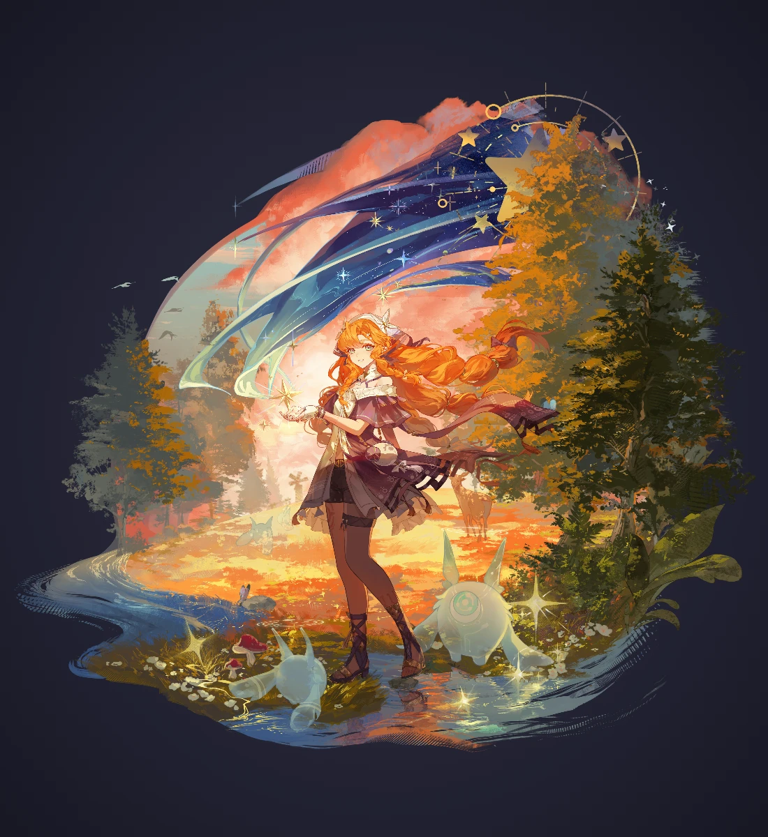 Summon artwork · Sigrika from Wuthering Waves