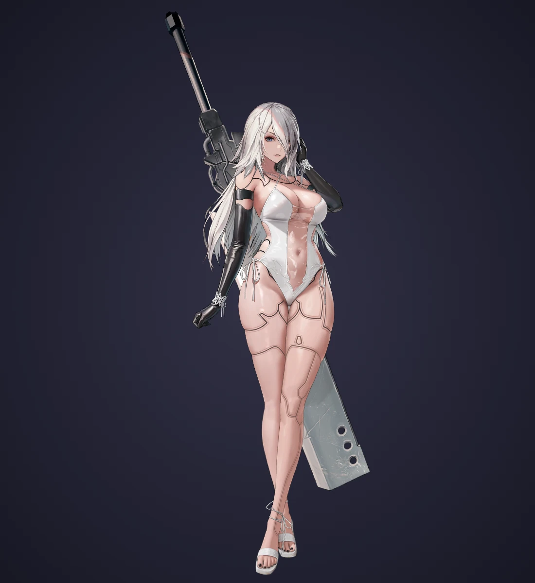 YoRHa Unofficial Waterfront Gear Prototype · Standing · A2 from NIKKE