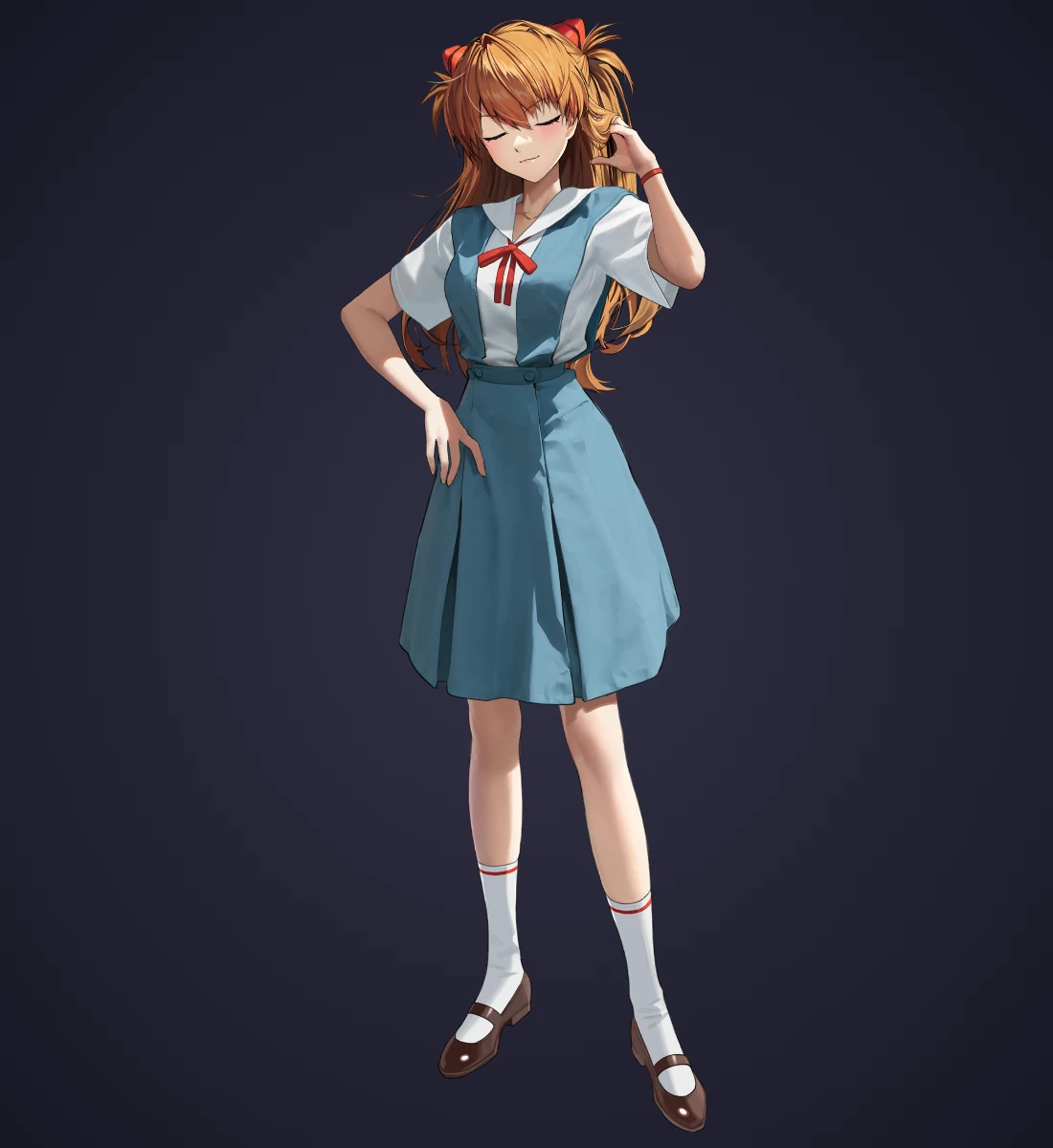 Asuka's School Uniform · Standing · Asuka from NIKKE