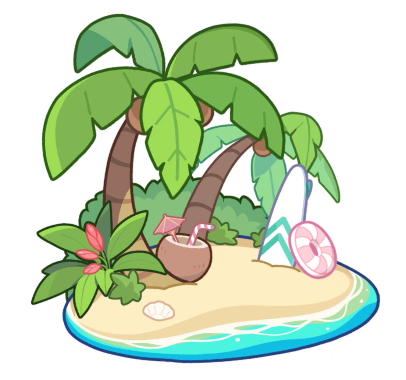 btn_Icecream_level_island_1 · Full scene · btn_Icecream_level_island_1 from Stella Sora