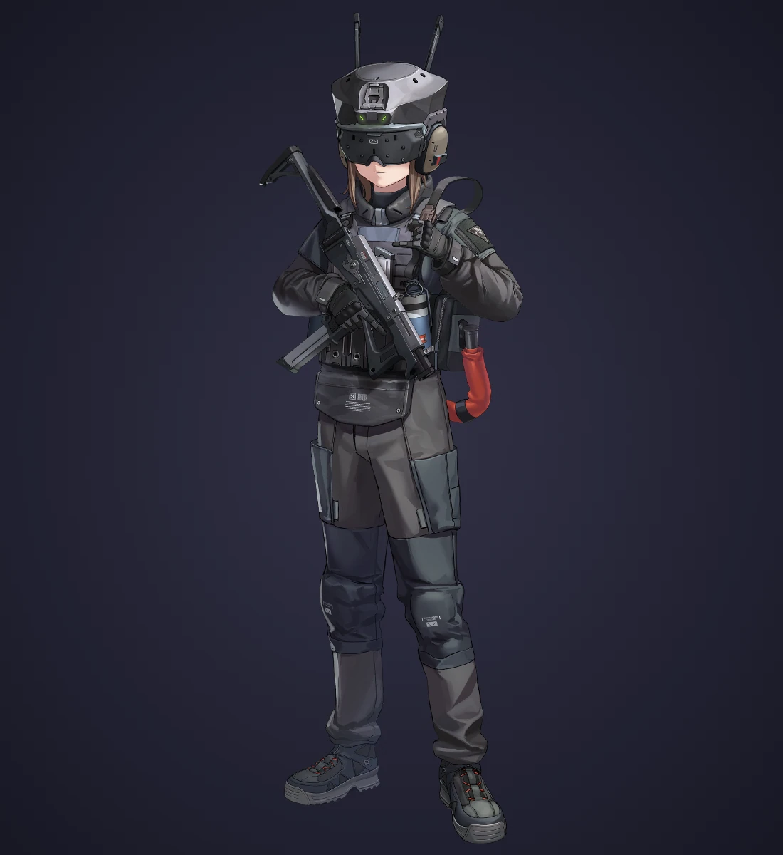 Default · Standing · Soldier OW from NIKKE