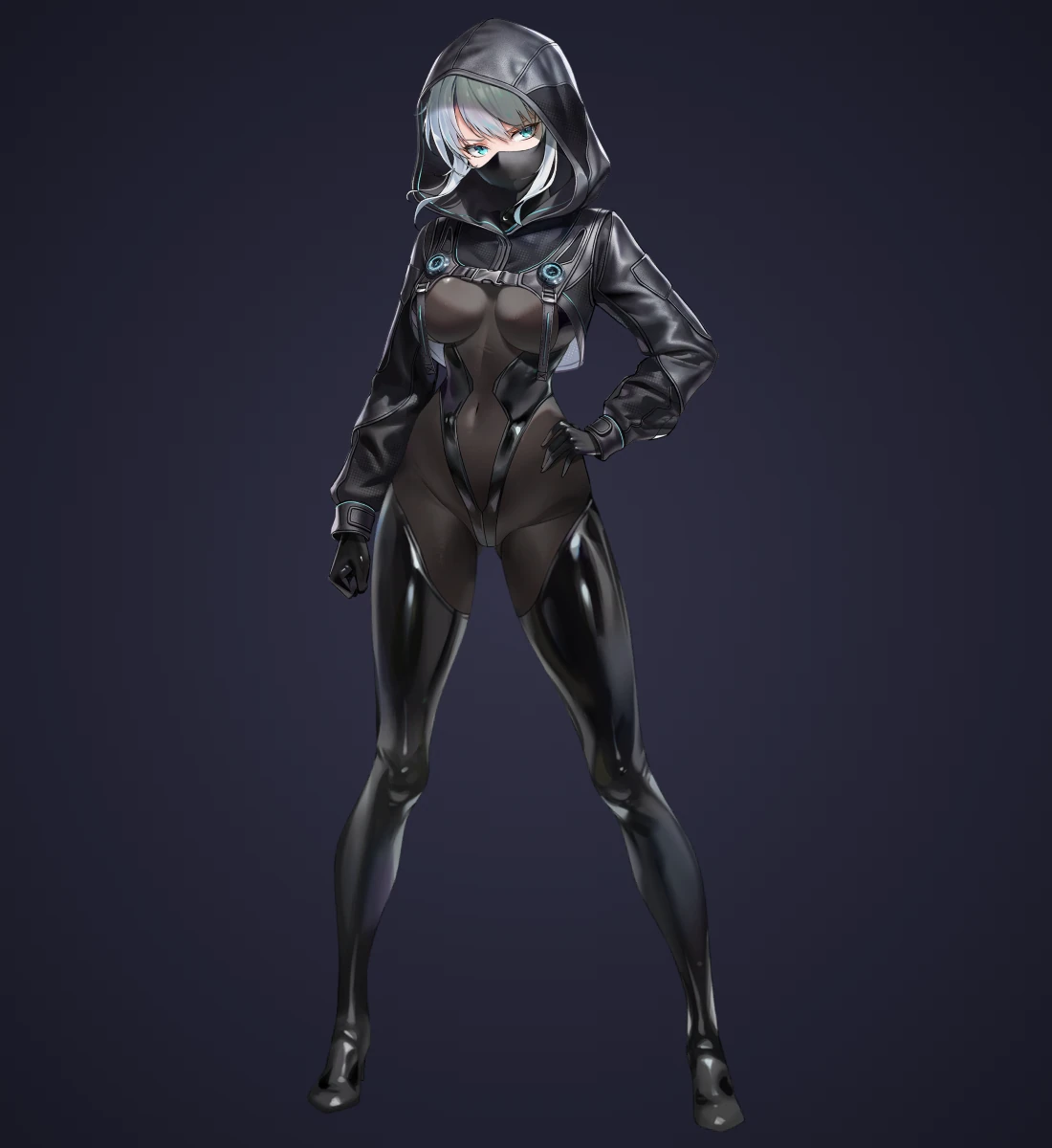 Variant 99 · Standing · Ark Ranger Black from NIKKE