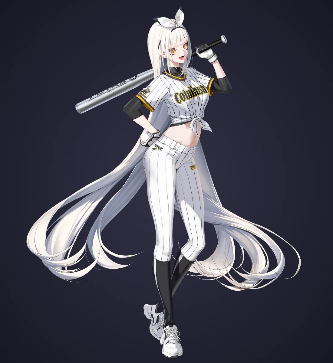 No. 77 Batter · Standing · Blanc from NIKKE